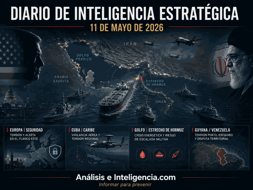 Panorama estratégico global del 22 de mayo: tensiones militares, movimientos diplomáticos y crisis regionales marcan una jornada de alta sensibilidad para la seguridad internacional.